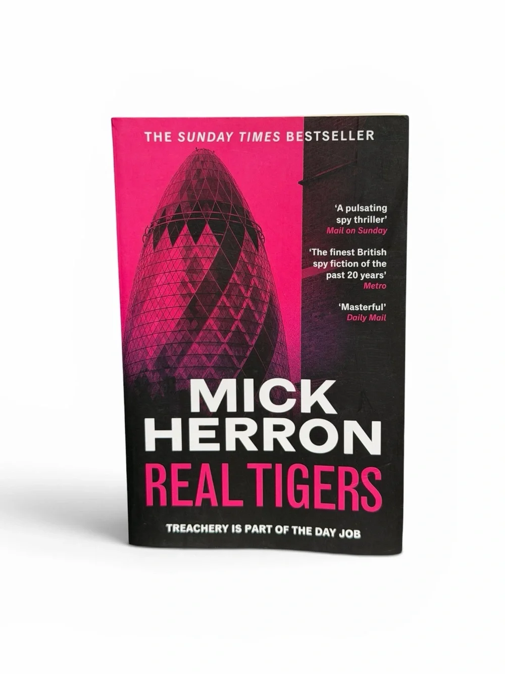 Real Tigers Mick Herron Slough House Spy Thriller Paperback 2022 Bestseller